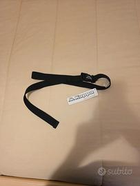 Cintura Kappa nera in 30% cotone 70%poliestere tag