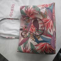 Borsa Guess stampa tropicale usata