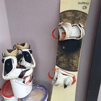 snowboard e scarponi 