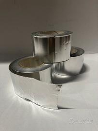 Adesivo alluminio in rotoli mm 75 x 45 metri