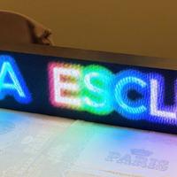 Insegna LED Wi-Fi per negozi, stand fieristici