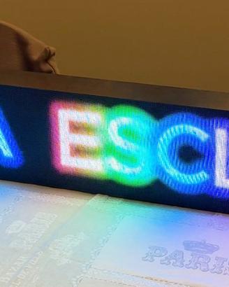 Insegna LED Wi-Fi per negozi, stand fieristici
