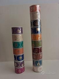 Anelli portatovagliolo vintage a tema Firenze