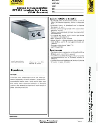 Piastra ad induzione portatile