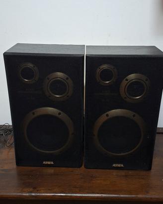 casse AUDIO AIWA in legno perfette