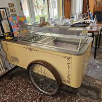 Carretto porta gelati Isa con vaschette