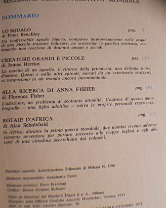 Lo squalo 2 e altri in un volume Readers Digest