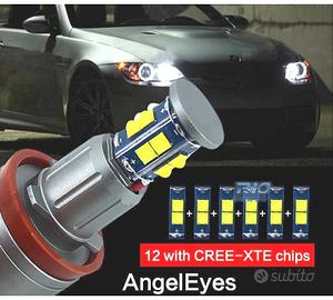 KIT LAMPADE OCCHI ANGEL LED 120W BMW E90 E92 X5 E7