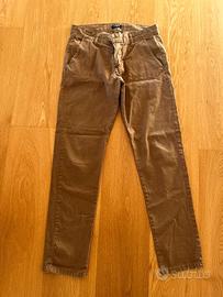 Pantaloni chino marrone chiaro taglia 46 regular