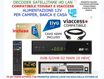 DECODER SATELLITARE TV SAT HD