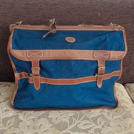 Borsa da viaggio vintage stile inglese similpelle