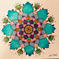 Disegno Mandala fatto a mano