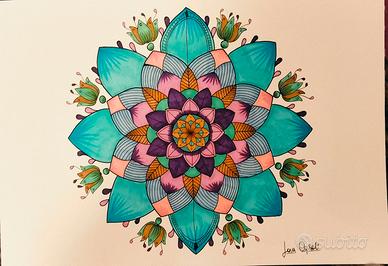Disegno Mandala fatto a mano