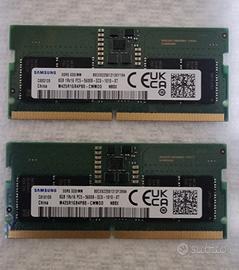 16Gb (2×8gb) DDR5 sodimm 5600