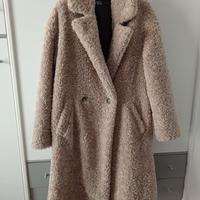 Cappotto Teddy in tessuto sherpa