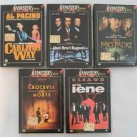 Lotto di n.5 DVD Collezione "GANGSTERS"