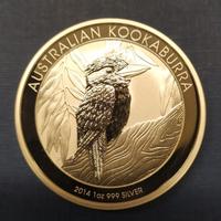 Australia -Kookaburra argento PROOF -anno 2014