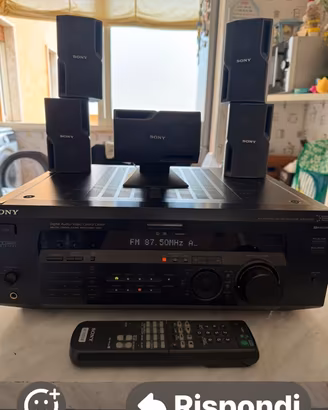 Sinto amplificatore sony con casse