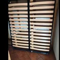 Struttura rete a doghe letto 160x190 con piedini