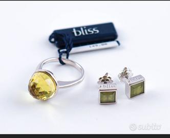 parure Bliss argento con cartellino 