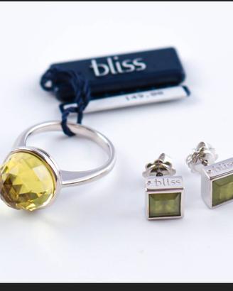 parure Bliss argento con cartellino 