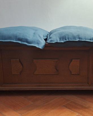 cassapanca in legno massello