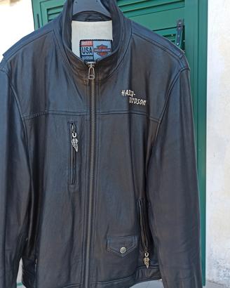 giacca harley e pantaloni in pelle