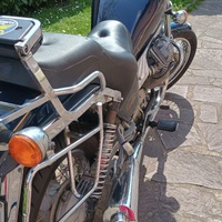 Moto Guzzi Nevada 750 blu metallizzata