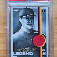 2024 Topps Turbo Attax F1 Relic Schumacher PSA 8