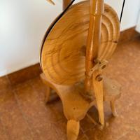 FILATOIO ANTICO IN LEGNO OGGETTO VINTAGE