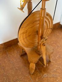 FILATOIO ANTICO IN LEGNO OGGETTO VINTAGE