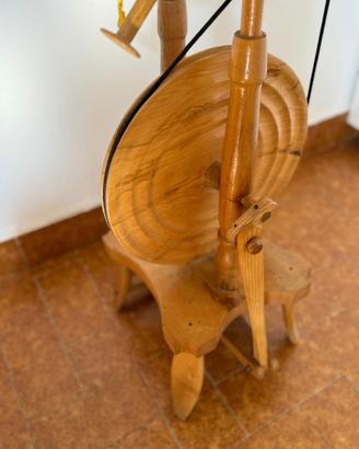 FILATOIO ANTICO IN LEGNO OGGETTO VINTAGE