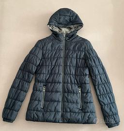 Piumino da donna blu scuro