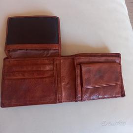 Portafoglio nuovo vera pelle artigianale 
