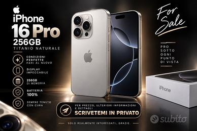 iPhone 16 pro 256 gb