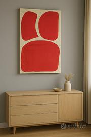 Quadro moderno astratto materico