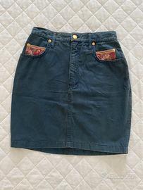 Minigonna di jeans Rocco Barocco