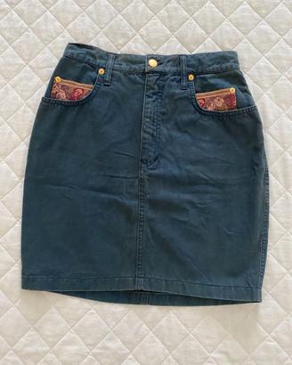 Minigonna di jeans Rocco Barocco