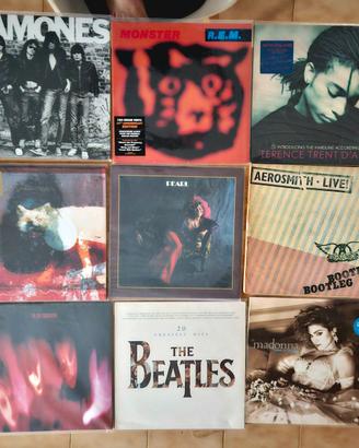 Lotto stock 15 vinili lp  rock punk pop