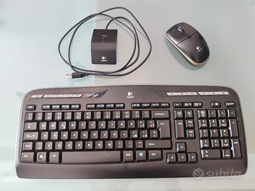 tastiera e mouse wireless Logitech 