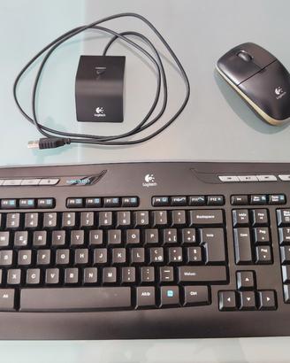 tastiera e mouse wireless Logitech 