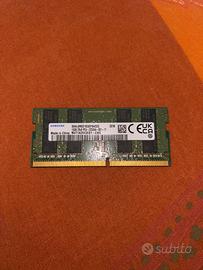 1x Sodimm DDR4 Samsung PC4-3200AA-SE1-11 16gb