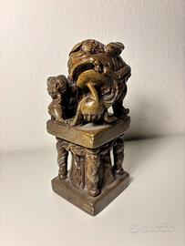 Sigillo Cinese in pietra saponaria XIX secolo