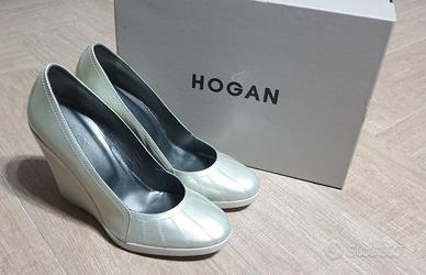 Hogan zeppa decollette n.38