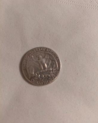 moneta in argento . Washington  quarter 