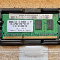 Ram so-dimm 1GB