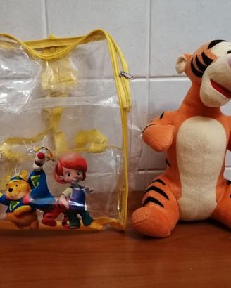 Peluche Tigro e sacca