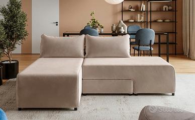 🛋️ Divano Modulare Letto Matrimoniale - tortora