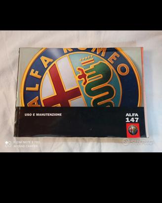 Libretto uso e manutenzione Alfa Romeo 147.