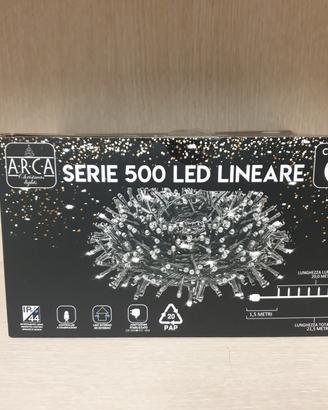 luci di natale, 500 led, 20 metri